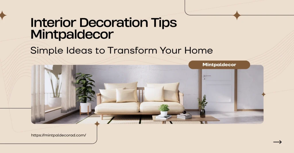 interior decoration tips mintpaldecor